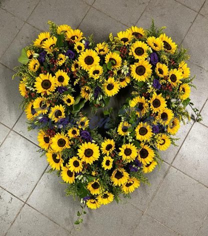 Herz - Sonnenblumen