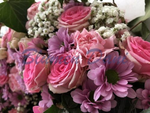 Urnenkranz - Pink-Mix 