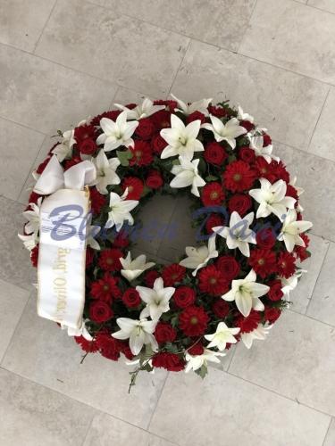 Biedermeier - Lilien/Rosen/Gerbera 